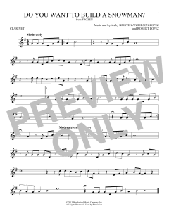Do You Want To Build A Snowman? von Robert Lopez (Download) 