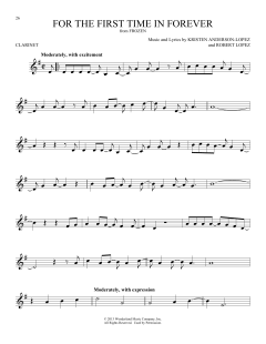 For The First Time In Forever von Robert Lopez (Download) 