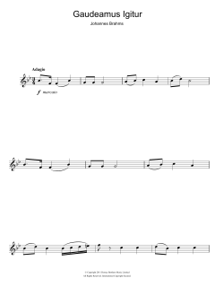 Gaudeamus Igitur von Johannes Brahms (Download) 