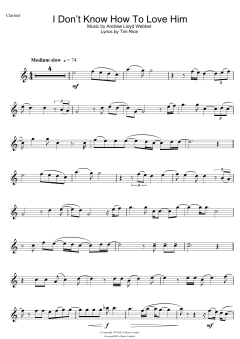 I Don't Know How To Love Him von Andrew Lloyd Webber (Download) 