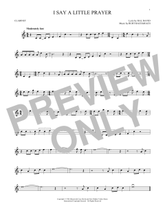 I Say A Little Prayer von Hal David (Download) 