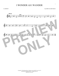 I Wonder As I Wander (Download) 