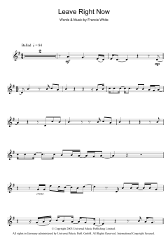 Leave Right Now von Will Young (Download) 