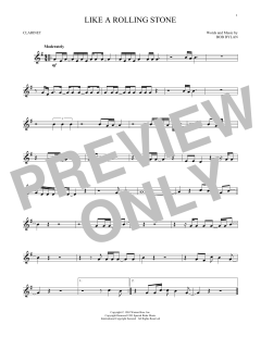Like A Rolling Stone von Bob Dylan (Download) 