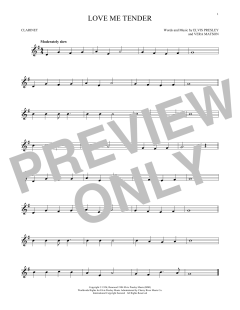 Love Me Tender von Elvis Presley (Download) 