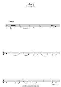 Lullaby von Johannes Brahms (Download) 