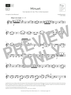 Minuet von Luigi Boccherini (Download) 