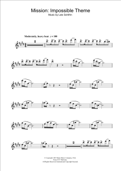 Mission: Impossible Theme von Lalo Schifrin (Download) 