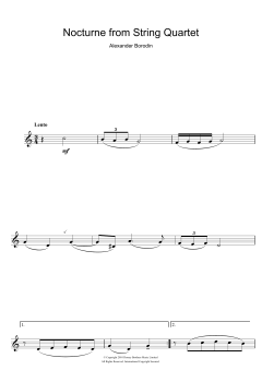 Nocturne From String Quartet No.2 von Alexander Borodin (Download) 