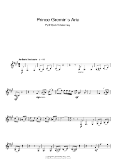 Prince Gremin's Aria von Peter Iljitsch Tschaikowsky (Download) 