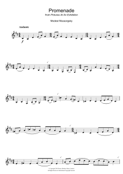 Promenade von Modest Mussorgski (Download) 