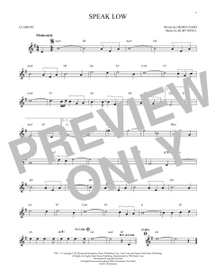 Speak Low von Ogden Nash (Download) 