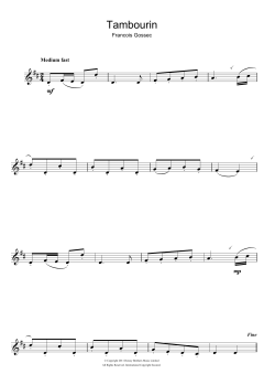 Tambourin von Francois Joseph Gossec (Download) 