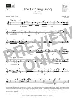 The Drinking Song von Giuseppe Verdi (Download) 