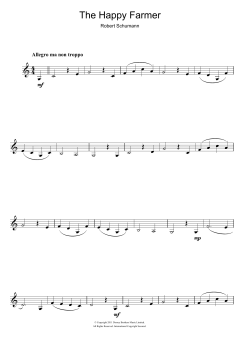 The Happy Farmer von Robert Schumann (Download) 
