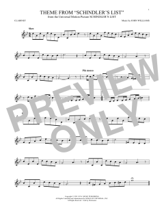 Theme From Schindler's List (Download) 