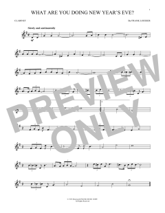 What Are You Doing New Year's Eve? von Frank Loesser (Download) 