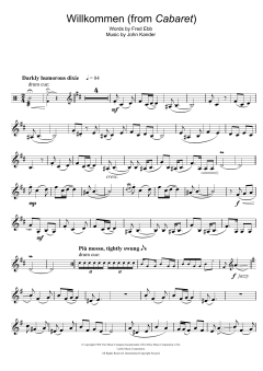 Willkommen von Fred Ebb (Download) 