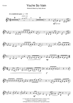 You're So Vain von Carly Simon (Download) 