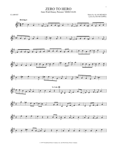Zero To Hero von Alan Menken (Download) 