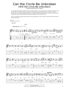 Can The Circle Be Unbroken von A. P. Carter (Download) 