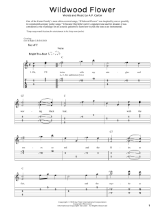 Wildwood Flower von A. P. Carter (Download) 
