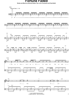 Fortune Faded von Red Hot Chili Peppers (Download) 