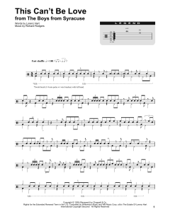 This Can't Be Love von Richard Rodgers (Download) 