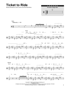 Ticket To Ride von John Lennon (Download) 