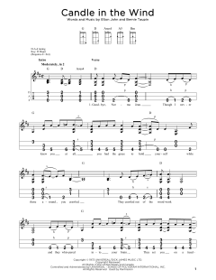 Candle In The Wind von Elton John (Download) 