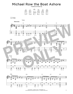 Michael Row The Boat Ashore von Traditional Folksong (Download) 
