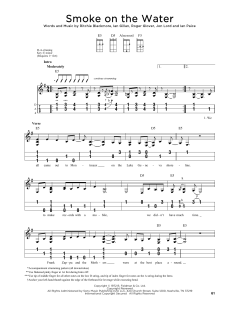Smoke On The Water von Deep Purple (Download) 