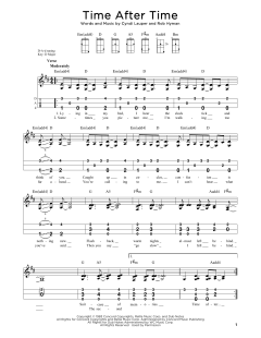 Time After Time von Cyndi Lauper (Download) 