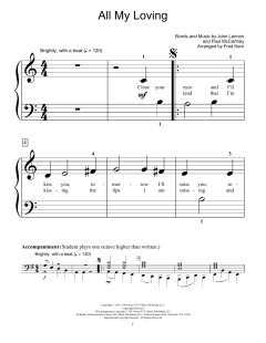 All My Loving von The Beatles (Download) 