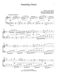 Amazing Grace von John Newton (Download) 