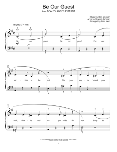 Be Our Guest von Alan Menken (Download) 