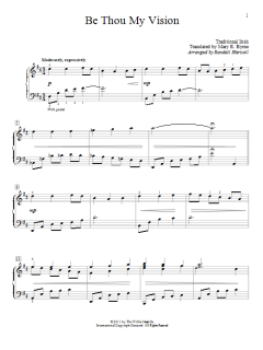 Be Thou My Vision von Mary E. Byrne (Download) 
