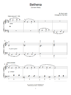 Bethena, Ragtime Waltz von Fred Kern (Download) 