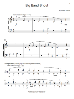 Big Band Shout von Jeremy Siskind (Download) 