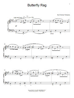 Butterfly Rag von Christos Tsitsaros (Download) 
