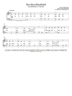 Bye Bye Blackbird von Mort Dixon (Download) 