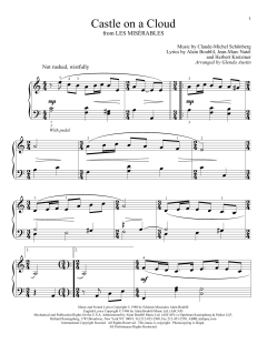 Castle On A Cloud von Alain Boublil (Download) 