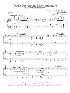 Don't Get Around Much Anymore von Duke Ellington (Download) 