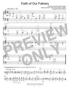 Faith Of Our Fathers von Henri F. Hemy (Download) 