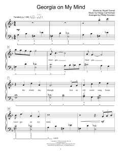 Georgia On My Mind von Ray Charles (Download) 