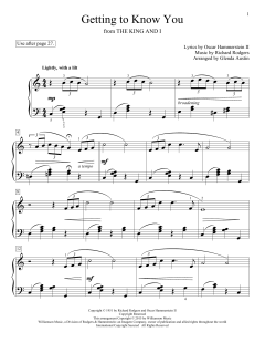 Getting To Know You von Oscar Hammerstein II (Download) 