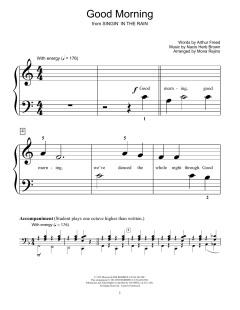 Good Morning von Arthur Freed (Download) 