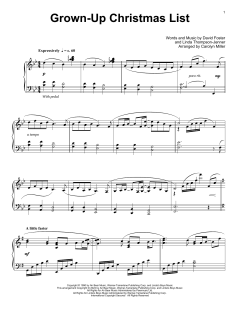 Grown-Up Christmas List von Amy Grant (Download) 
