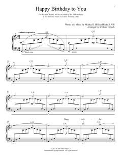 Happy Birthday To You von Patty S. Hill (Download) 