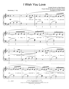 I Wish You Love von Charles Trenet (Download) 